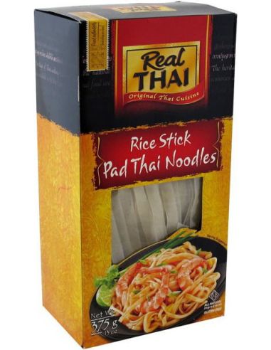 Makaron ryżowy wstążka szeroka 375g REAL THAI