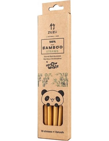 Słomki bambusowe do napojów 10szt ZUZII BAMBOO