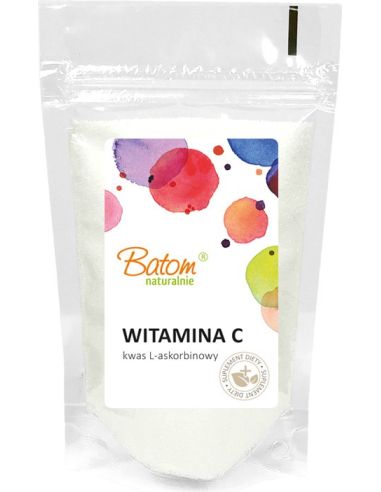 Witamina C (kwas L- askorbinowy ) proszek 250g  BATOM suplement diety