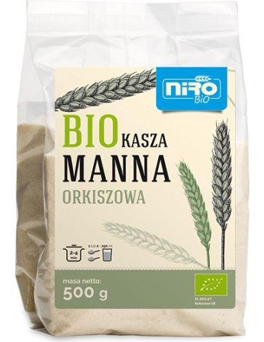 Kasza manna orkiszowa biała 500g NIRO BIO