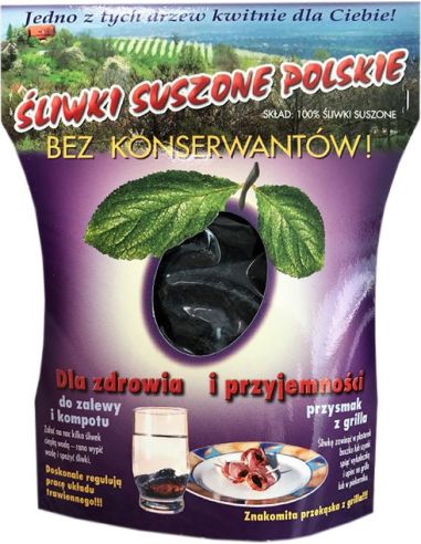 Śliwki polskie suszone 200g KALEJDOSKOP