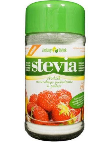 Słodzik Stevia w pudrze 150g ZIELONY LISTEK