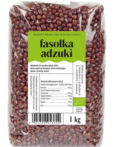 Fasolka Adzuki 1kg DETAL BIO