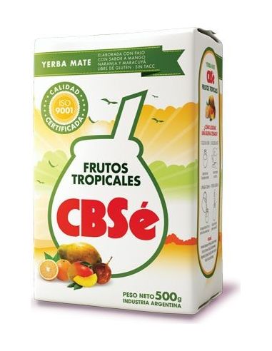 Yerba Mate Frutos Tropicales z aromatem tropikalnych owoców 500g CBSe