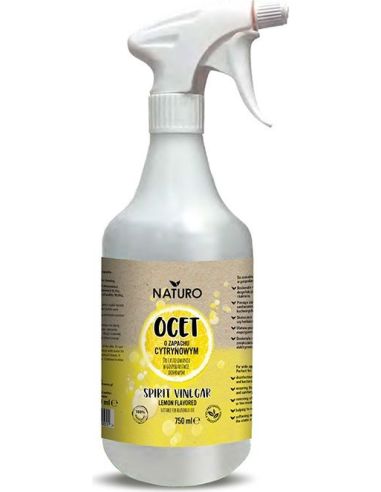 Ocet spirytusowy do czyszczenia spray 750ml NATURO
