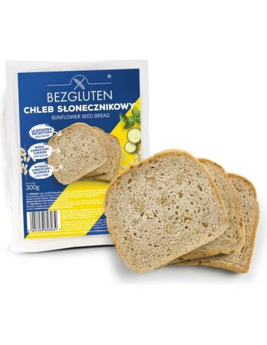 Chleb słonecznikowy 300g BEZGLUTEN - najlepiej spożyć przed: 29.03.2023