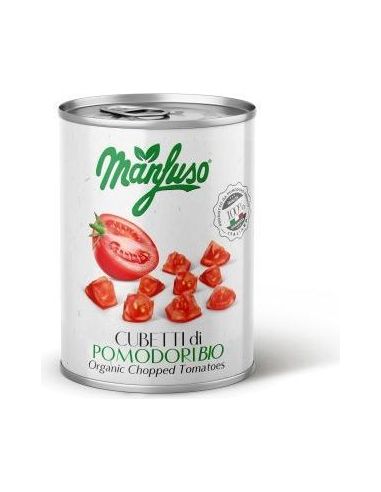 Pomidory krojone puszka 400g*MANFUSO*BIO
