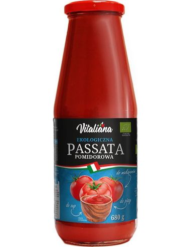 Przecier passata pomidorowy 700g VITALIANA BIO