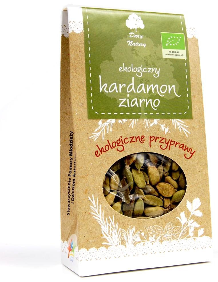 Kardamon ziarno 40g DARY NATURY BIO