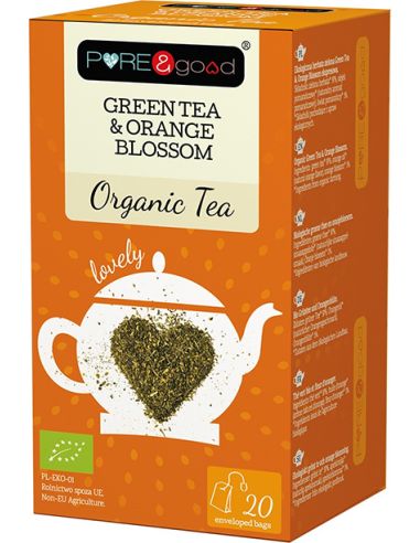 Herbata zielona Kwiat pomarańczy ekspres 20T PURE&GOOD BIO
