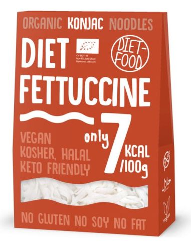 Makaron konjac Fettuccine bezglutenowy 385g DIET-FOOD BIO
