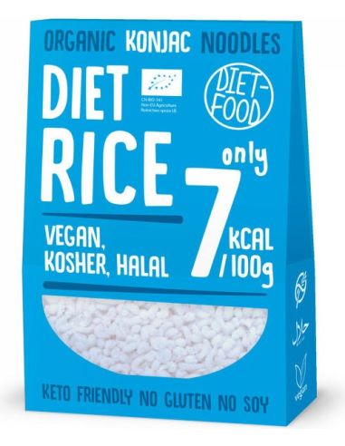 Makaron konjac Rice bezglutenowy 385g DIET-FOOD BIO