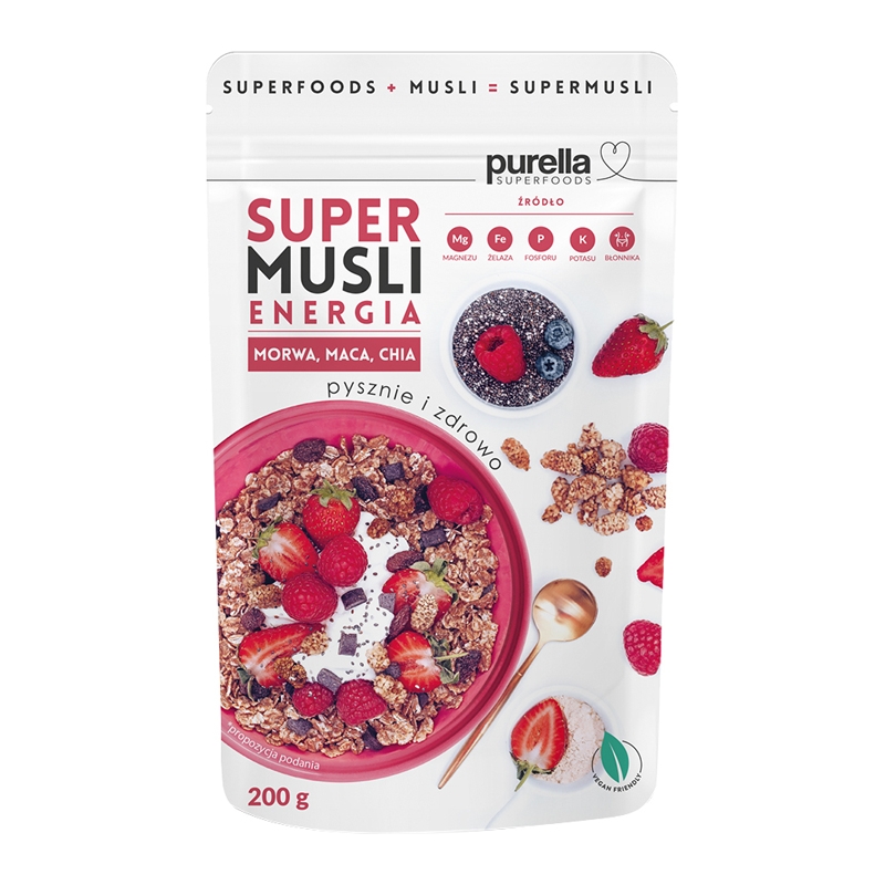 Musli Energia morwa / maca / chia 200g PURELLA