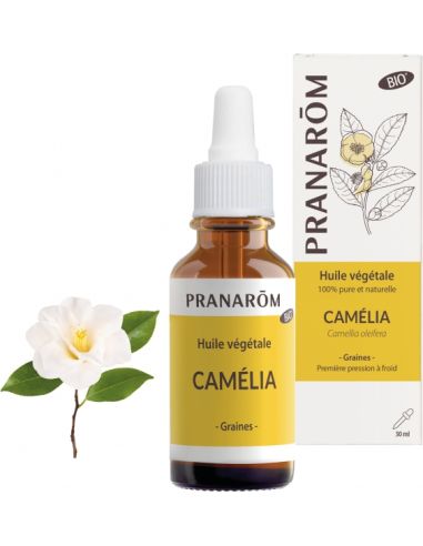Olej kameliowy / Camellia oleifera kroplomierz 30ml PRANARÔM EKO