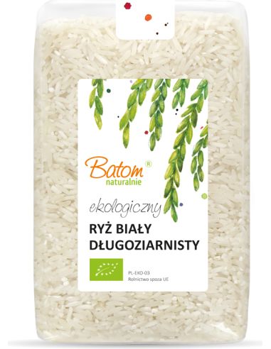 Ryż biały długoziarnisty 1kg BATOM BIO