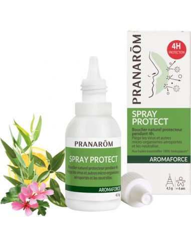 Aromaforce spray do nosa Naturalna ochrona przeciwwirusowy 4,5g PRANARÔM EKO