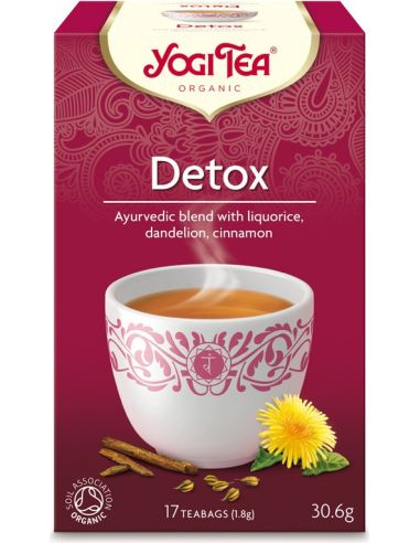 Herbata Detox oczyszczająca ekspres 17T YOGI TEA BIO