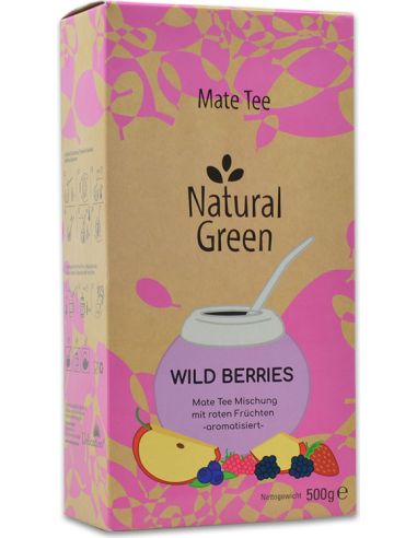 Yerba Mate Wild berries 500g NATURAL GREEN TERMIN:  30.04.2024