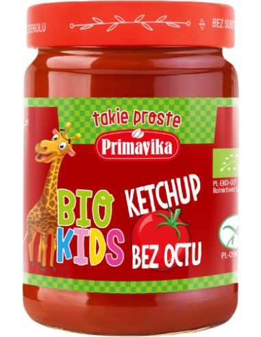 Ketchup BIO KIDS bez dodatku cukru 315g PRIMAVIKA BIO