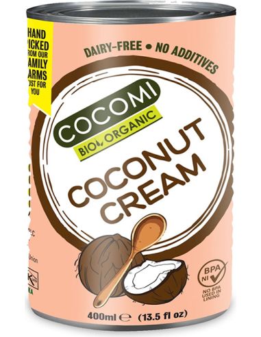 Śmietanka / krem kokosowy 80% puszka 400ml COCOMI BIO