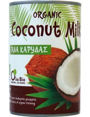 Mleczko kokosowe RAW 17% tłuszczu puszka 400ml Ola Bio BIO