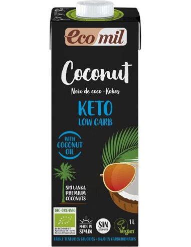 Napój kokosowy KETO bez cukru 1l ECOMIL BIO