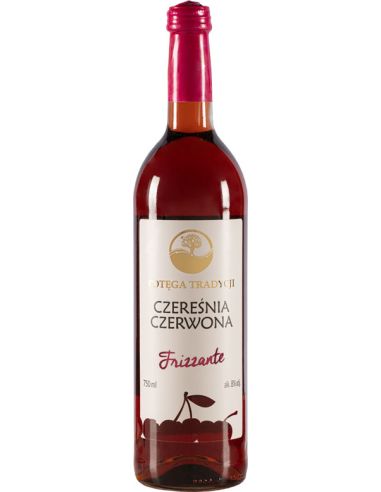 Wino frizzante czereśniowe czerwone słodkie Polska 750ml VIN-KON