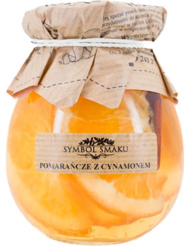 Pomarańcza w syropie z cynamonem 260g SYMBOL SMAKU