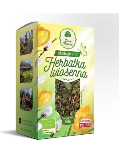 Herbatka Wiosenna 50g DARY NATURY BIO