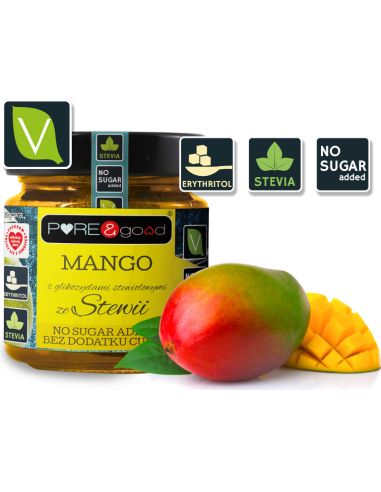 Dżem mango bez dodatku cukru 200g PURE&GOOD