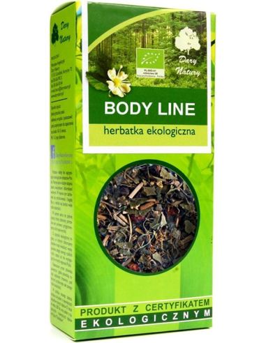 Herbatka Body Line 50g DARY NATURY BIO - najlepiej spożyć przed: 04.03.2024