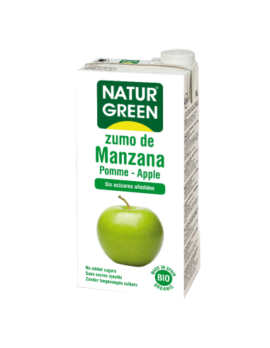 Sok jabłkowy 1l NATUR GREEN BIO - najlepiej spożyć przed: 27.05.2024