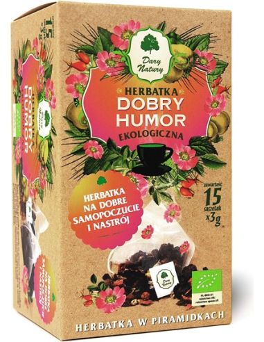 Herbatka Dobry Humor ekspres piramidki 15szt DARY NATURY BIO