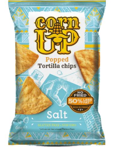 Chipsy kukurydziane tortilla solone 60g CORN UP