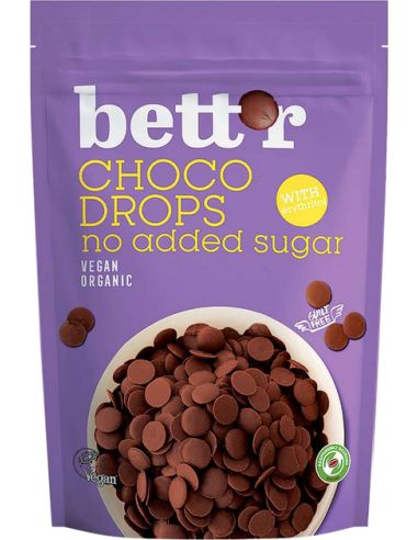 Dropsy czekoladowo- orzechowe bez cukru 200g BETTR BIO