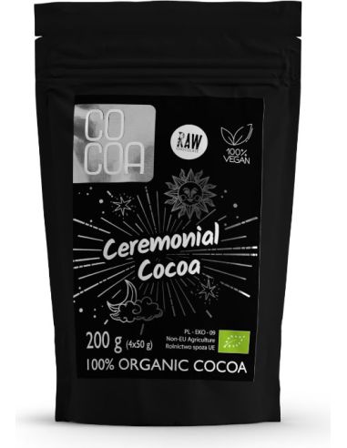 Kakao surowe Ceremonial Cocoa 100% 200g COCOA BIO