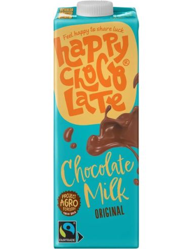 Mleko czekoladowe 1l HAPPY CHOCOLATE BIO - najlepiej spożyć przed: 03.07.2024