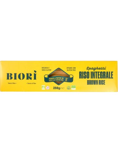 Makaron ryżowy pełnoziarnisty spaghetti 250g BIORI BIO
