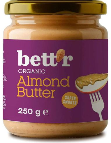 Masło migdałowe 100% 250g BETTR BIO