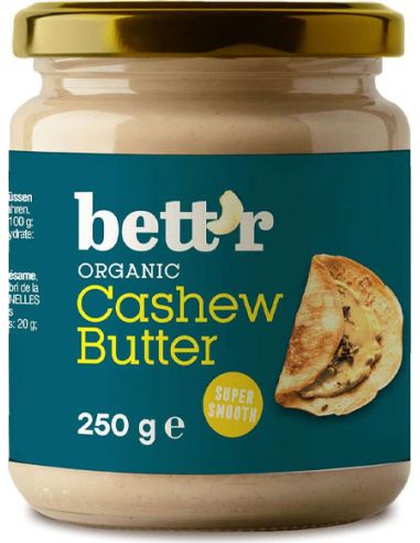 Masło z orzechów nerkowca 100% 250g BETTR BIO
