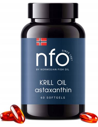 Olej z kryla i ryb Krill Oil / astaksantyna kapsułki 60szt. NFO suplement diety