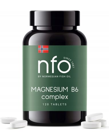Magnez + witamina B6 tabletki 1000mg 120szt. NFO suplement diety - najlepiej spożyć przed: 05.03.2025