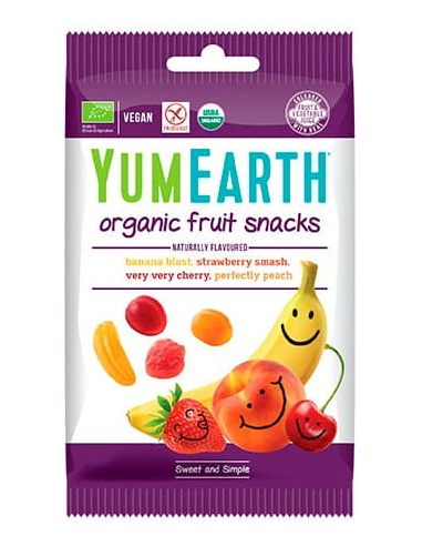 Żelki owocowe fruit snacks 50g YUMEARTH BIO
