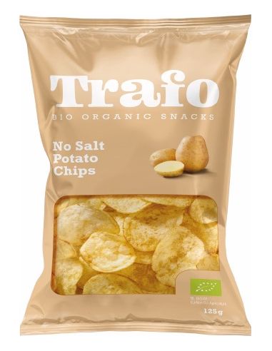 Chipsy z ziemniaków bez soli 125g TRAFO BIO