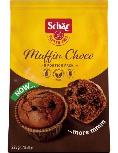 Babeczki muffinki czekoladowe bezglutenowe 225g SCHAR