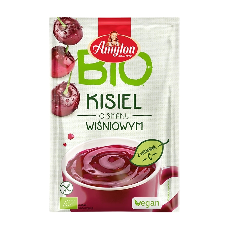 Kisiel wiśniowy bezglutenowy 30g AMYLON BIO
