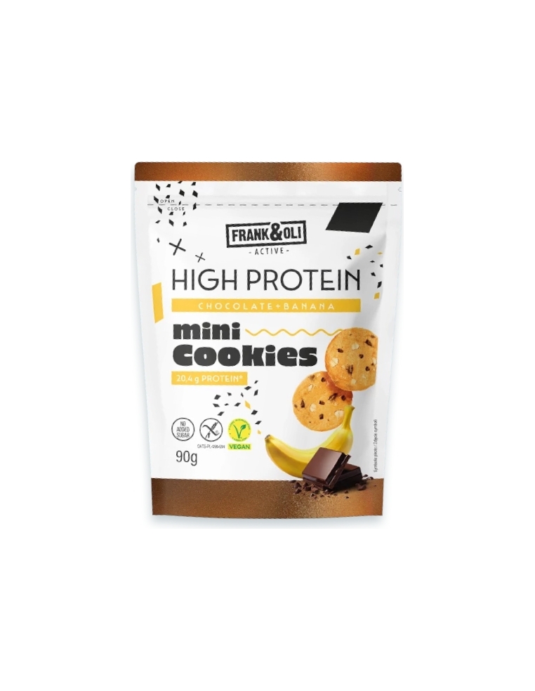 Bezglutenowe Ciasteczka mini proteinowe czekoladowo bananowe Bezglutenowe Ciasteczka mini proteinowe czekoladowo bananowe