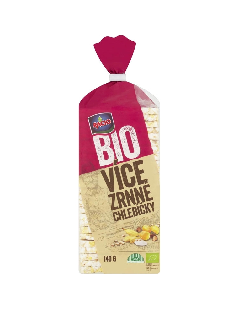 Ekologiczne pieczywo chrupkie wielozbożowe bezglutenowe 140g RACIO BIO Ekologiczne pieczywo chrupkie wielozbożowe bezglutenowe 140g RACIO BIO